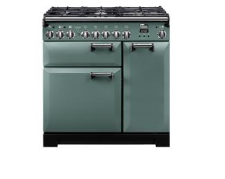 Falcon Leckford Deluxe 90 Dual Fuel in Mineral Green