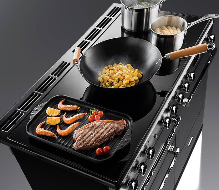 Induction hob on Falcon Edge Deluxe